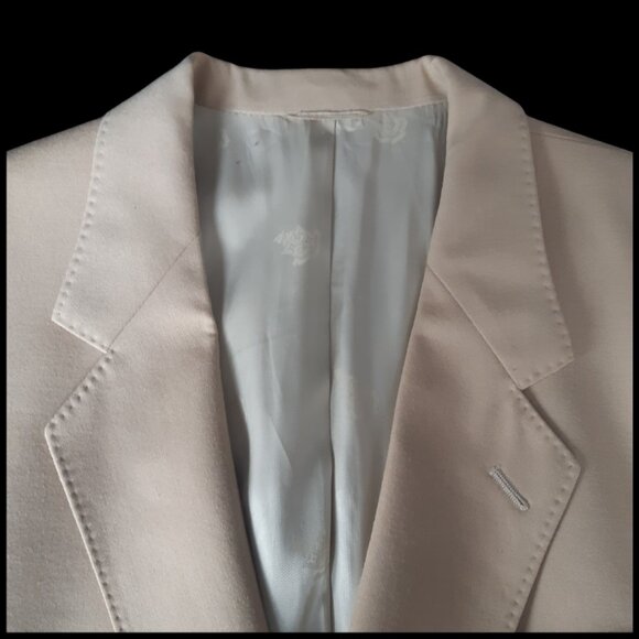 Vintage Warren K Cook Parktown SZ 42 Wool Men's Beige Sport Jacket From Scotts - Picture 3 of 16